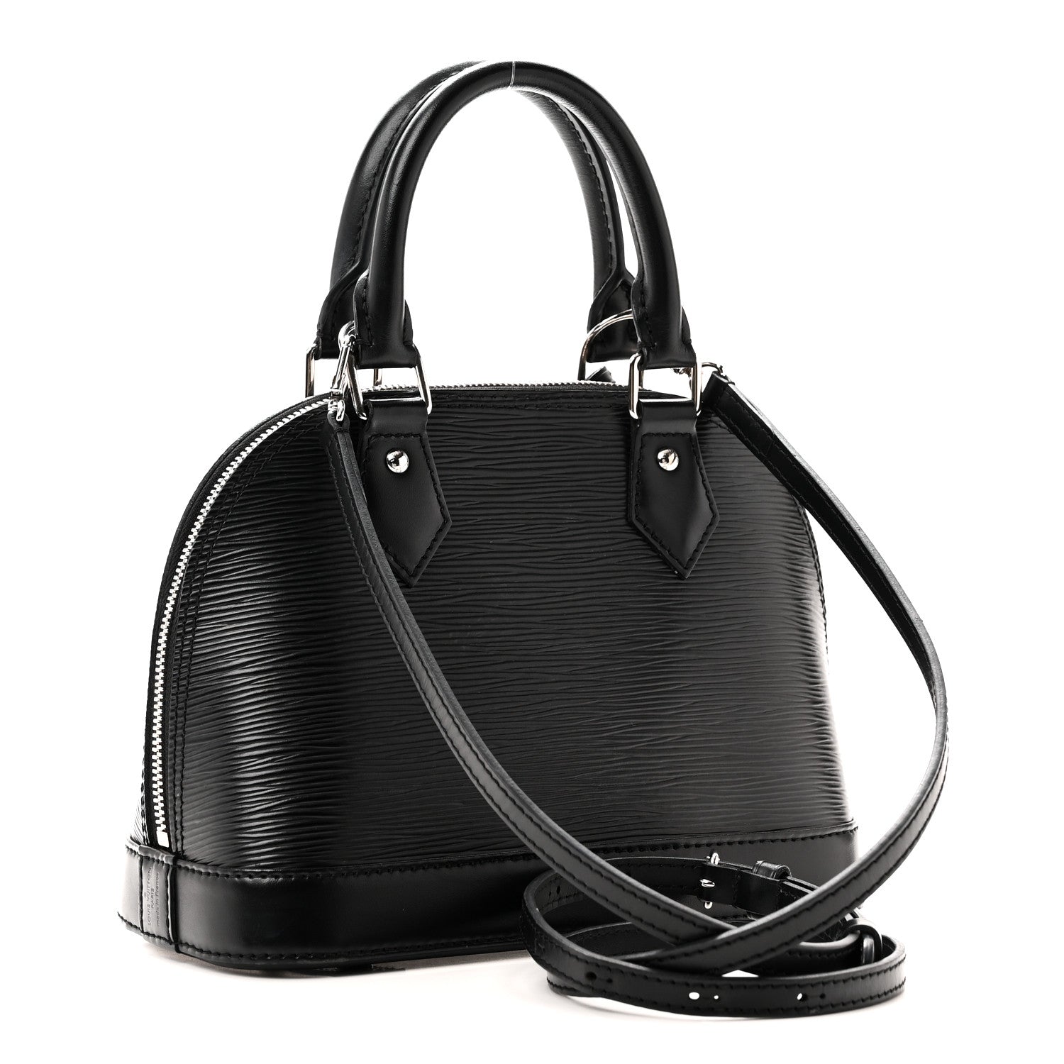 Louis Vuitton Epi Alma BB Black Black 3 of 11