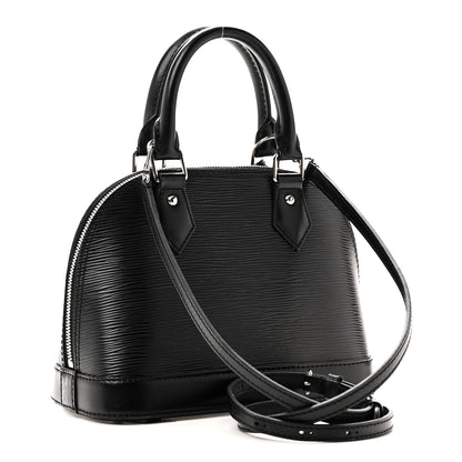 Louis Vuitton Epi Alma BB Black Black 3 of 11