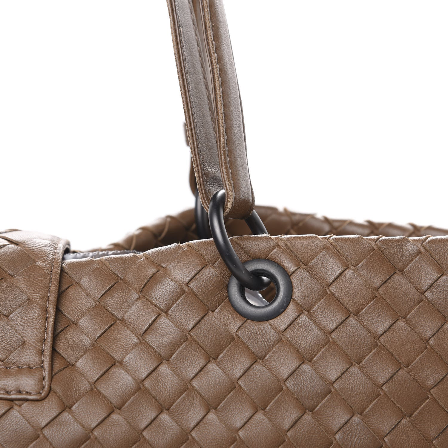 Bottega Veneta Nappa Intrecciato Large Capri Tote Maple 12 of 14