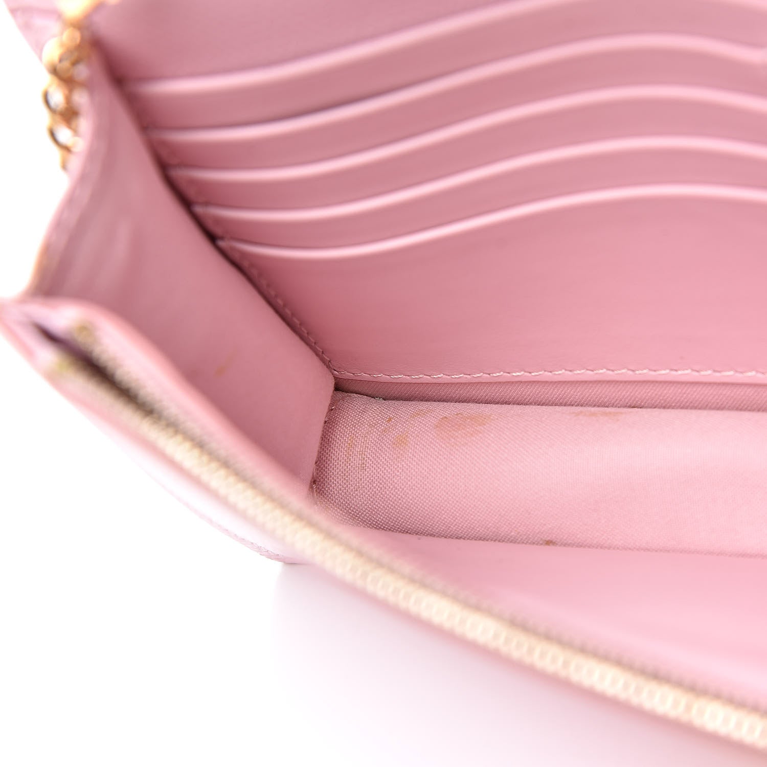 Fendi Vitello Cruise F is Fendi Medium Envelope Wallet on Chain Peonia 10 of 13