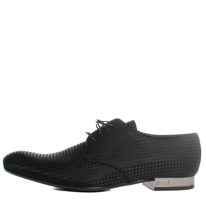 Louis Vuitton Mens Damier Braided Grosgrain Boogie Nights Derby Shoes 11 1 of 8