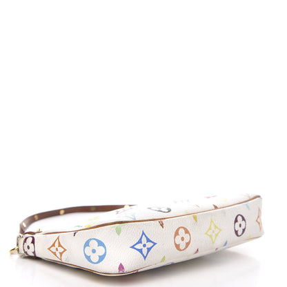 Louis Vuitton Monogram Multicolor Pochette Accessories White 3 of 13