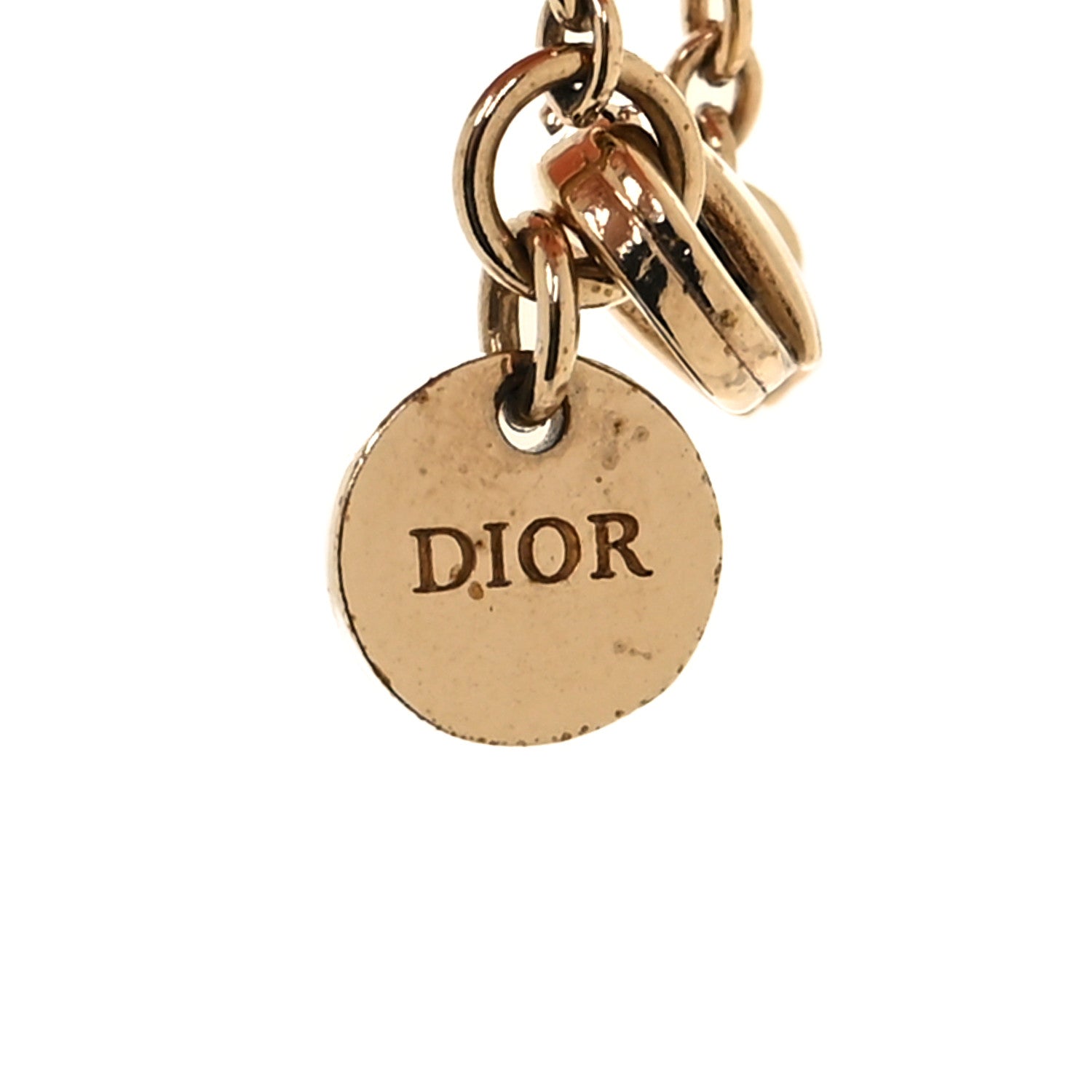 Christian Dior Metal Crystal Clair D Lune Bracelet Gold 4 of 4