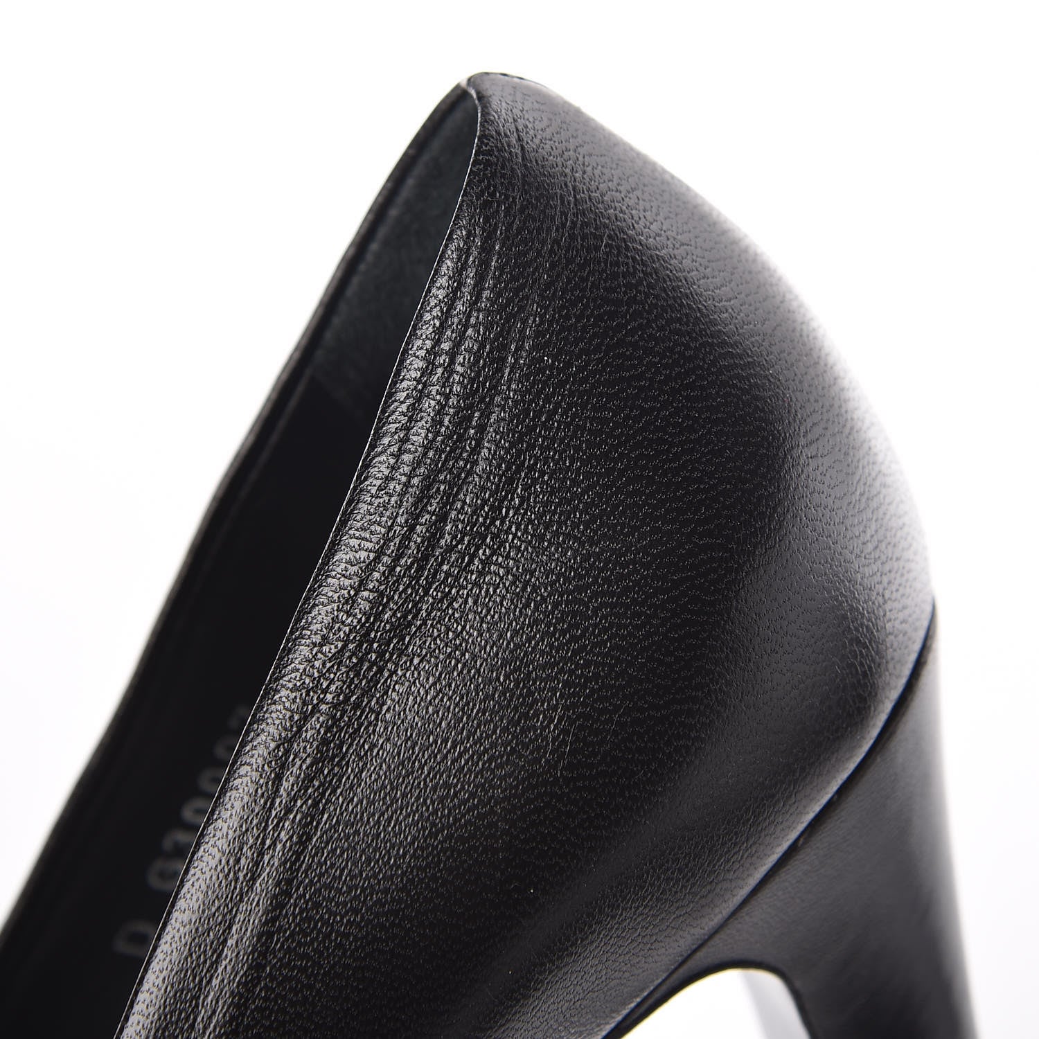 Chanel Lambskin CC Cap Toe Platform Chain Pumps 39 Black 10 of 14