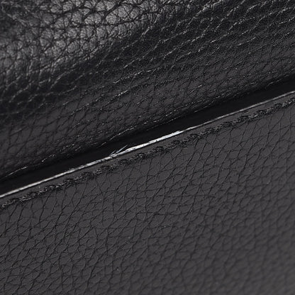 Celine Drummed Calfskin Suede Large Trapeze Black 8 of 8