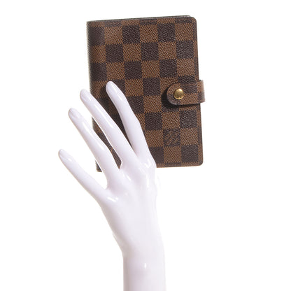 Louis Vuitton Damier Ebene Small Ring Agenda Cover 2 of 7