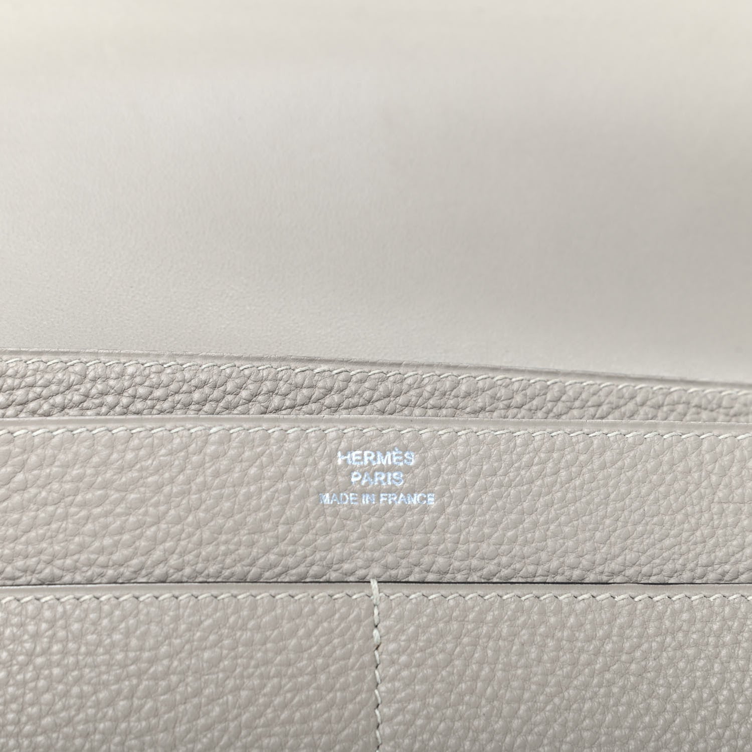 Hermes Togo Dogon Duo Wallet Gris Tourterelle 6 of 8