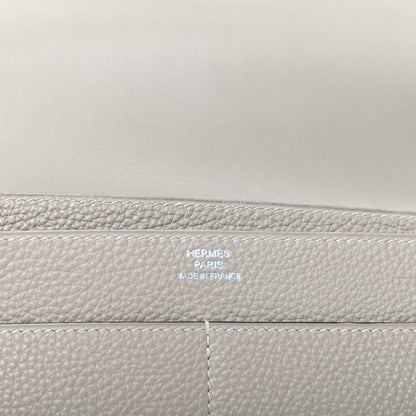 Hermes Togo Dogon Duo Wallet Gris Tourterelle 6 of 8