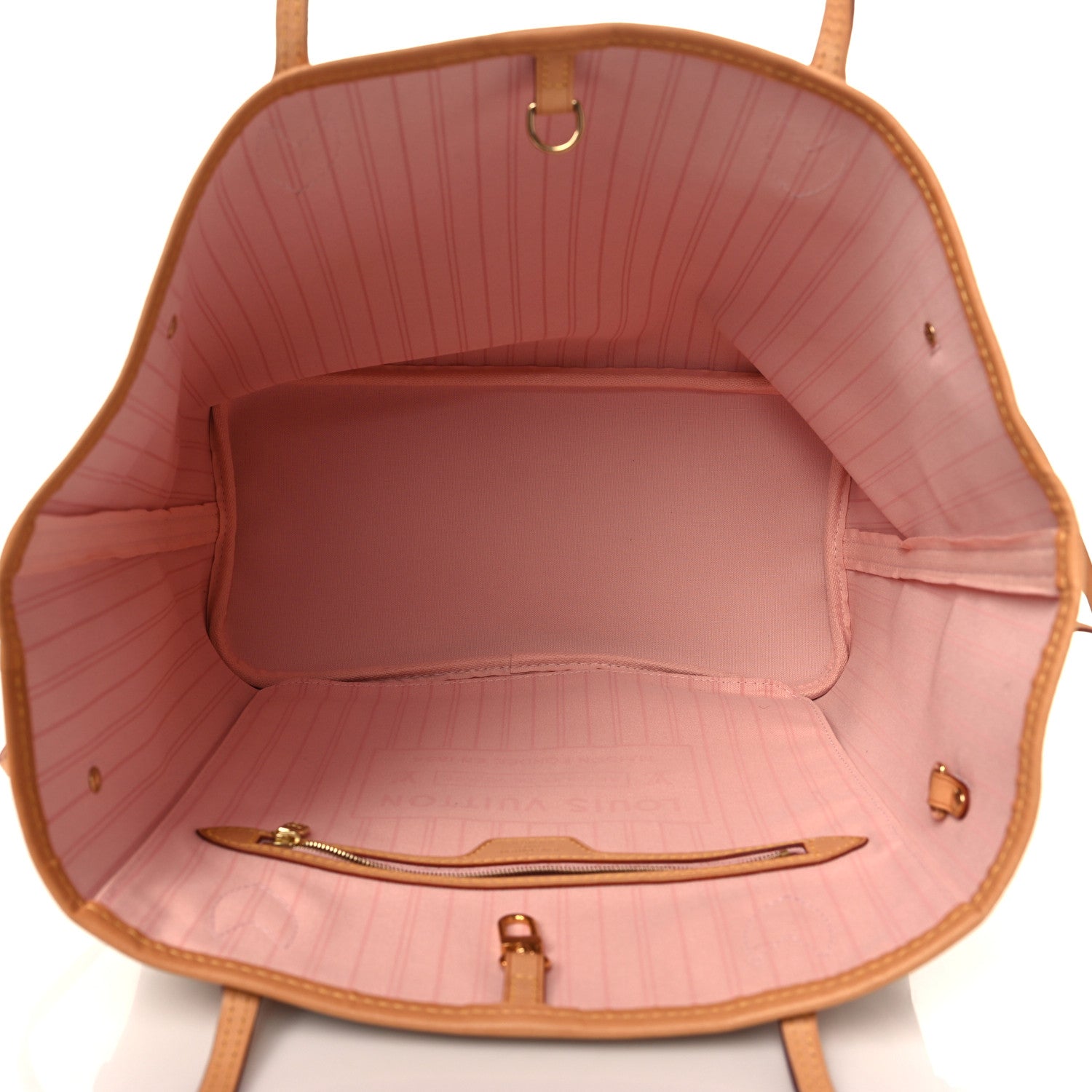 Louis Vuitton Damier Azur Neo Neverfull MM Rose Ballerine 6 of 7