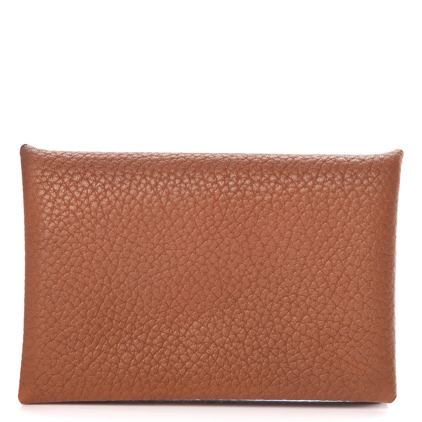 Barenia Faubourg Calvi Card Case Fauve Orange