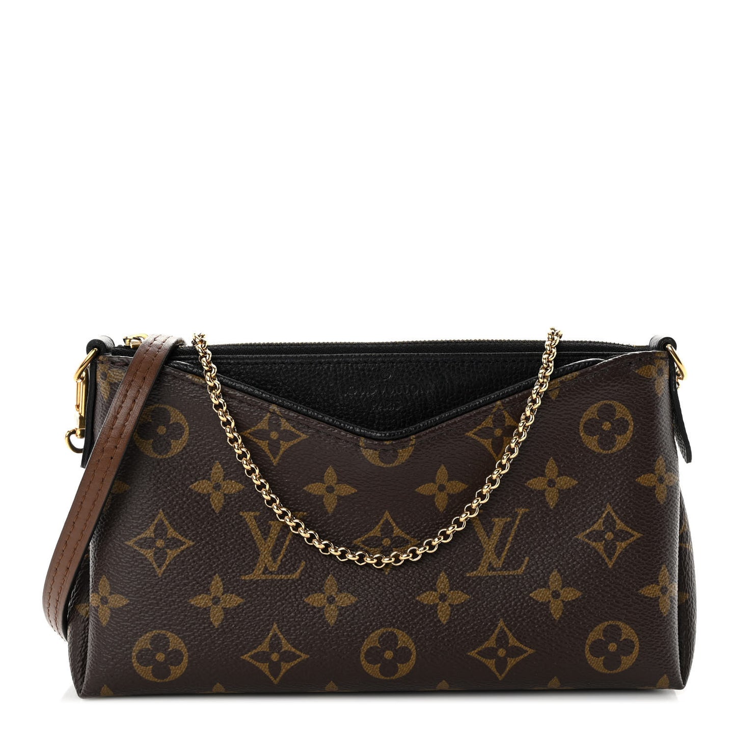 Monogram Pallas Clutch Black