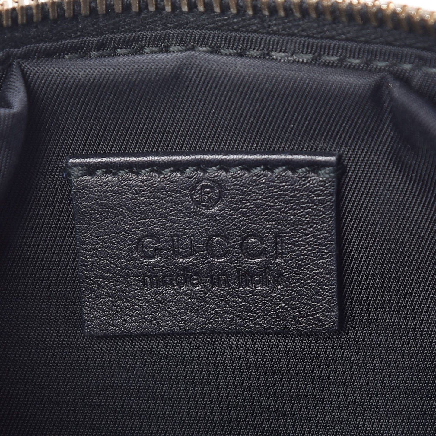 Guccissima Signature New Britt Wristlet Black