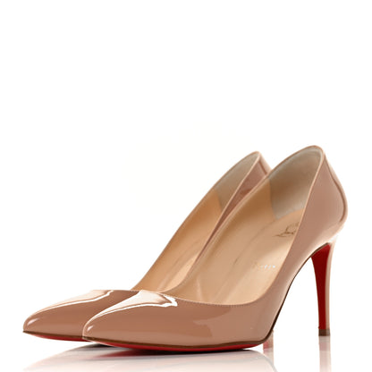 Christian Louboutin Patent Pigalle 85 Pumps 39 Nude 3 of 8