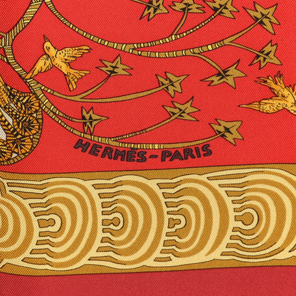 Hermes Silk Les Legendes de L'Arbre Scarf 90 2 of 4