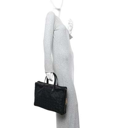 Chanel Nylon Travel Briefcase Black 2 of 14