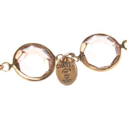 Chanel Crystal Pearl Sautoir Long Necklace Gold 4 of 4