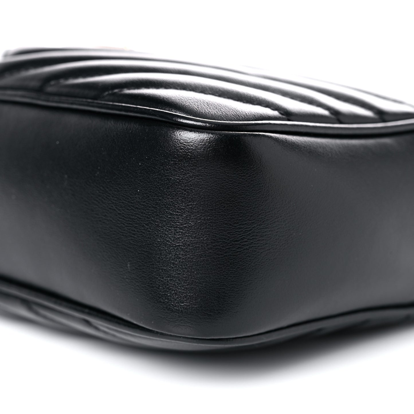 Calfskin Matelasse Monogram Lou Camera Bag Black