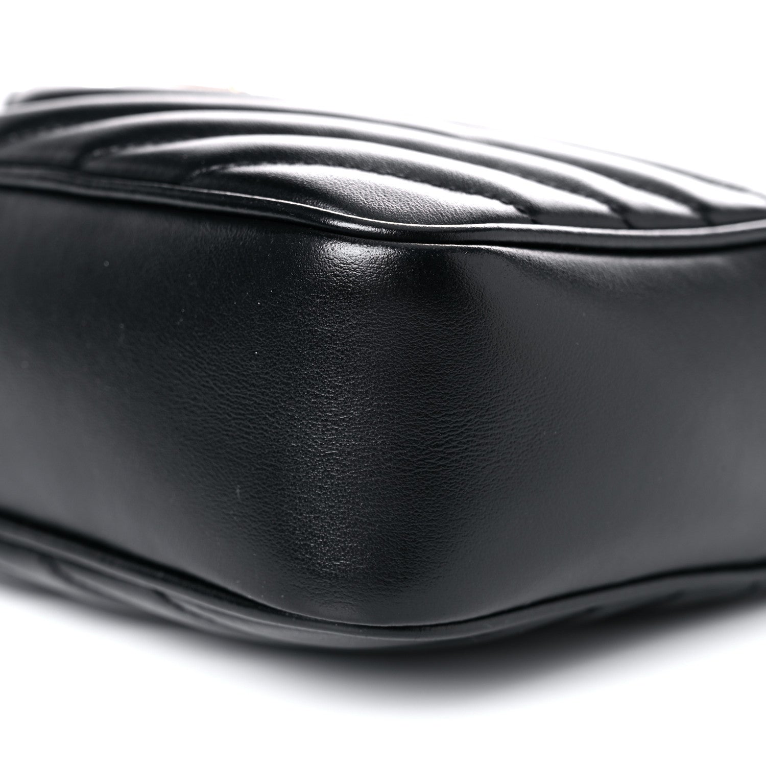 Saint Laurent Calfskin Matelasse Monogram Lou Camera Bag Black 9 of 14