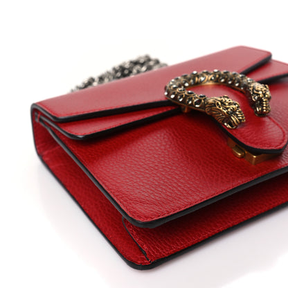 Gucci Calfskin Mini Dionysus Shoulder Bag Hibiscus Red 8 of 9