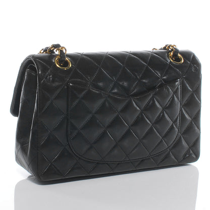 Chanel Lambskin Quilted Small Double Flap Black 3 of 8