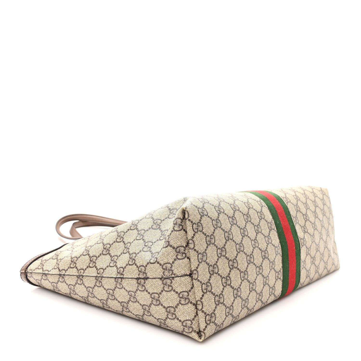 Gucci GG Supreme Monogram Medium Ophidia Shopping Tote  Brown 3 of 10