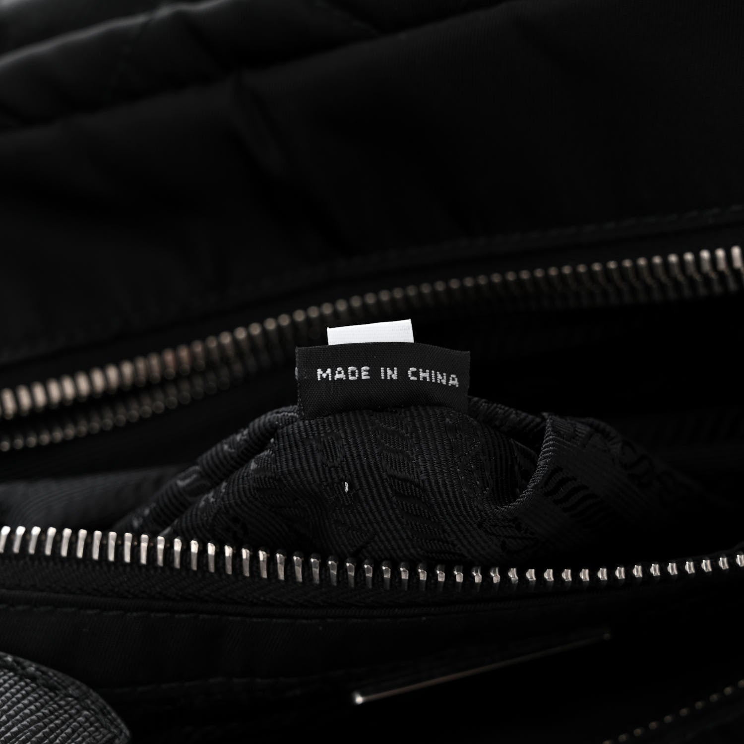 Prada Nylon Tessuto Impuntu Quilted Tote Black 7 of 11