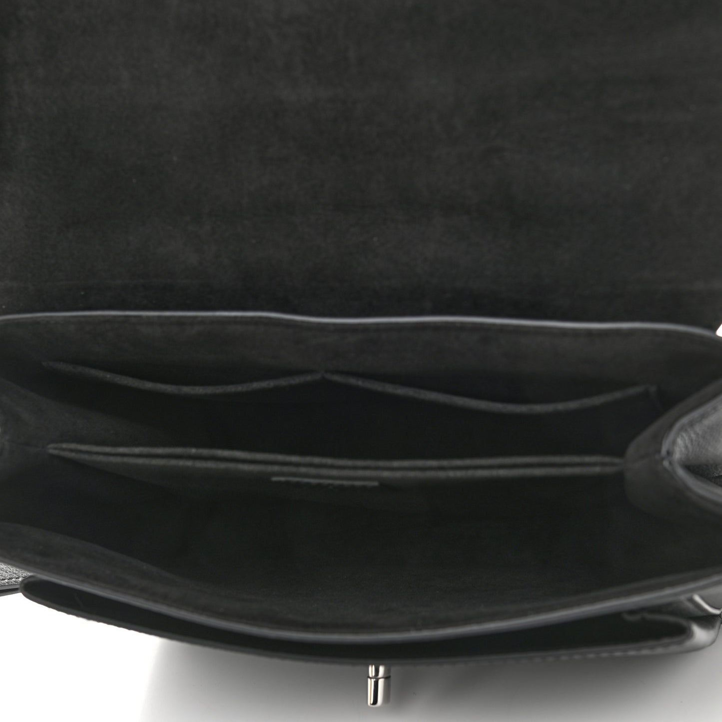 Soft Calfskin My Lockme Top Handle Black