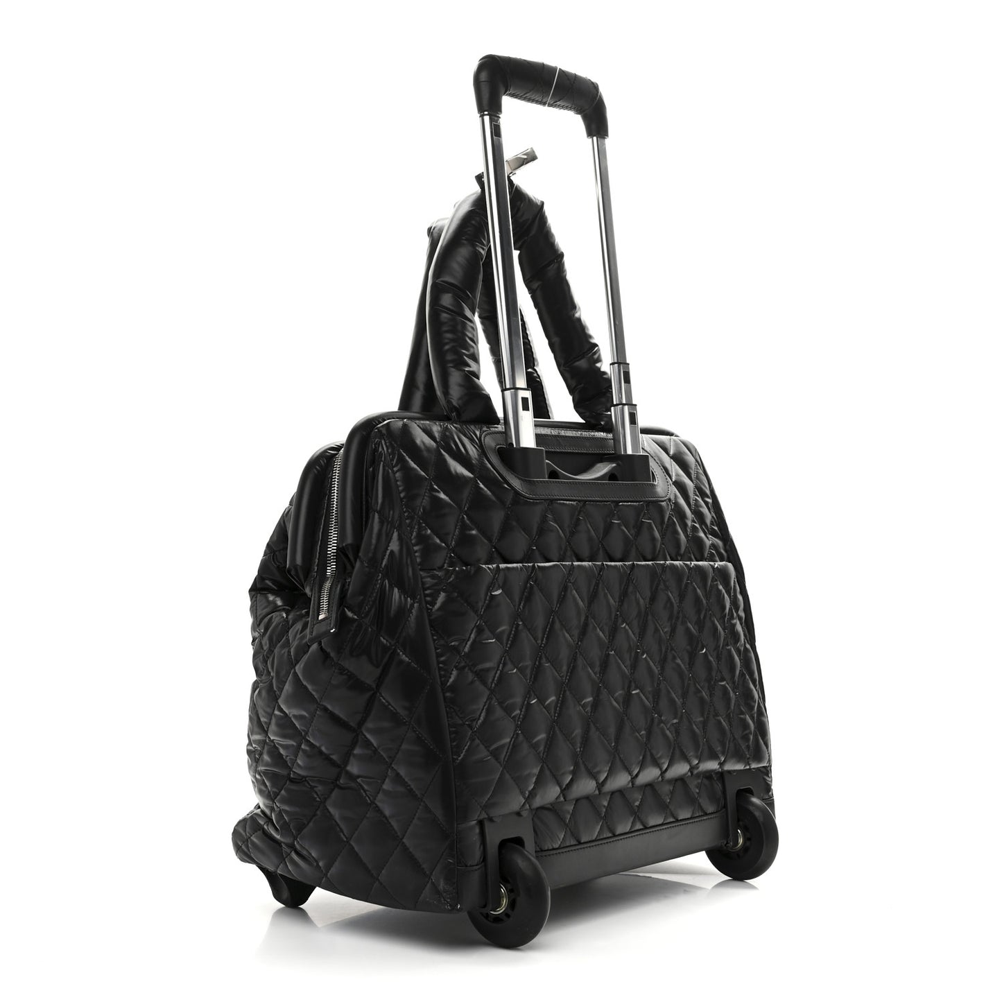 Nylon Quilted Coco Cocoon Trolley Black