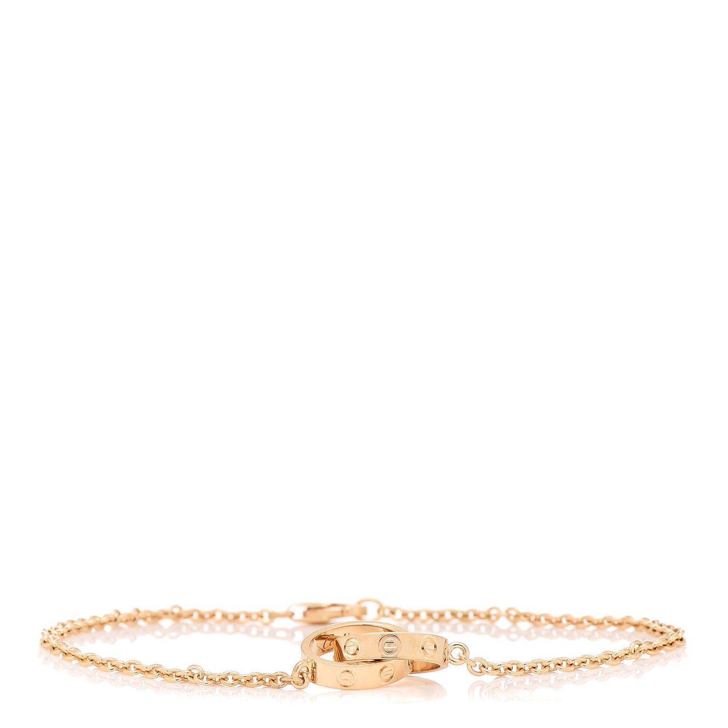 18K Yellow Gold Interlocking LOVE Bracelet