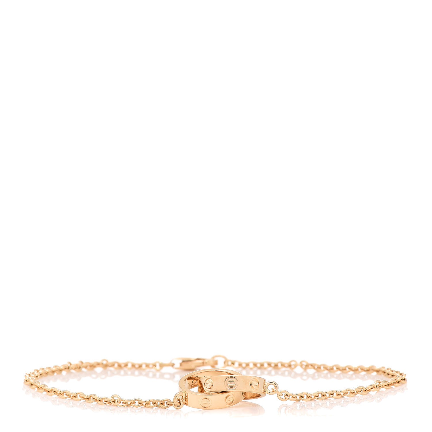 Cartier 18K Yellow Gold Interlocking LOVE Bracelet 1 of 5
