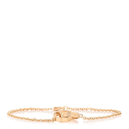 Cartier 18K Yellow Gold Interlocking LOVE Bracelet 1 of 5