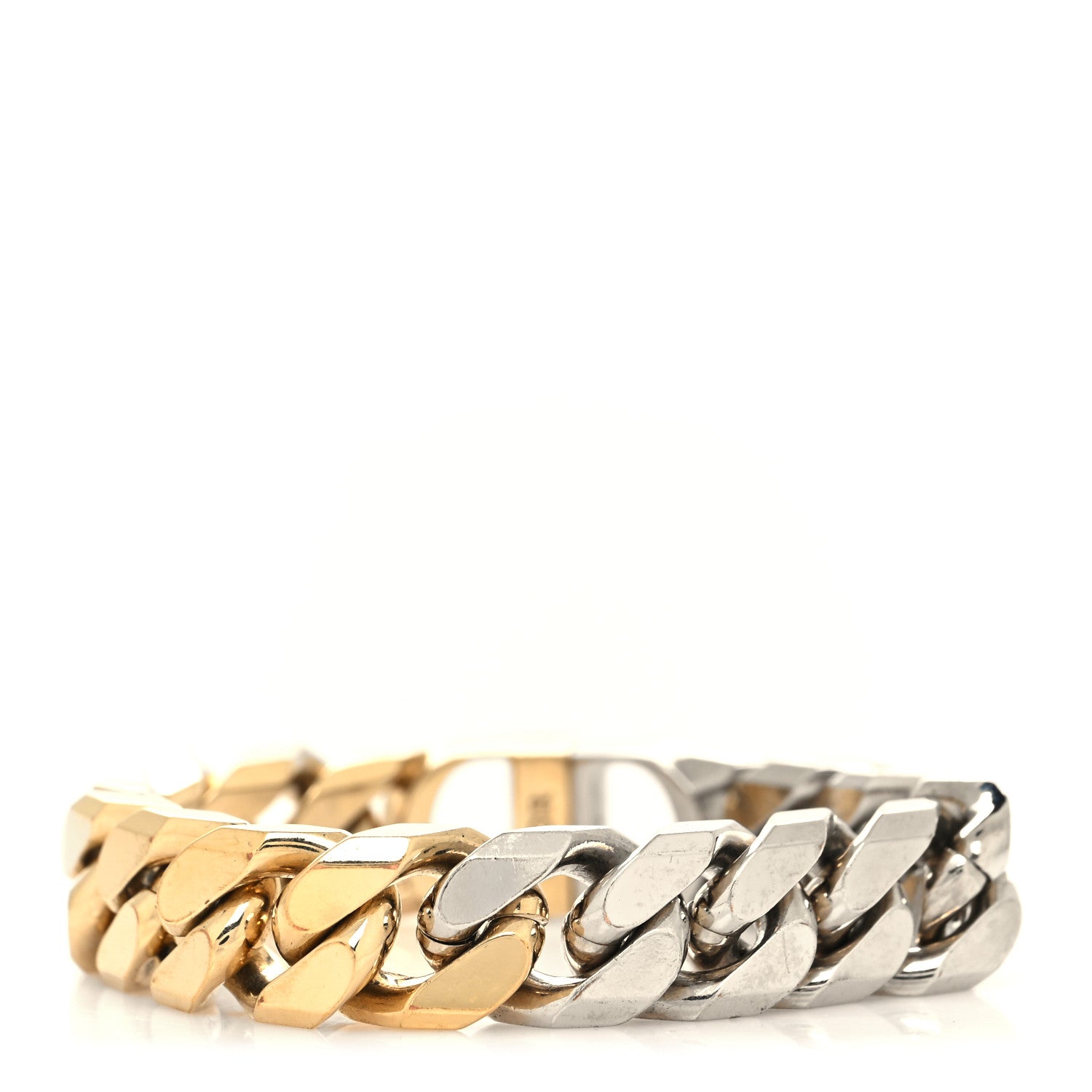 Christian Dior Metal Danseuse Etoile Chain Bracelet Gold Silver 3 of 5