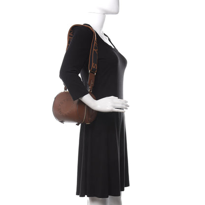 Stella McCartney Eco Alter Nappa Perforated Logo Shoulder Bag Cinnamon 2 of 9