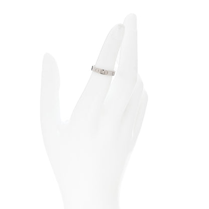 Cartier 18K White Gold 3.5mm LOVE Wedding Band Ring 49 5 2 of 5