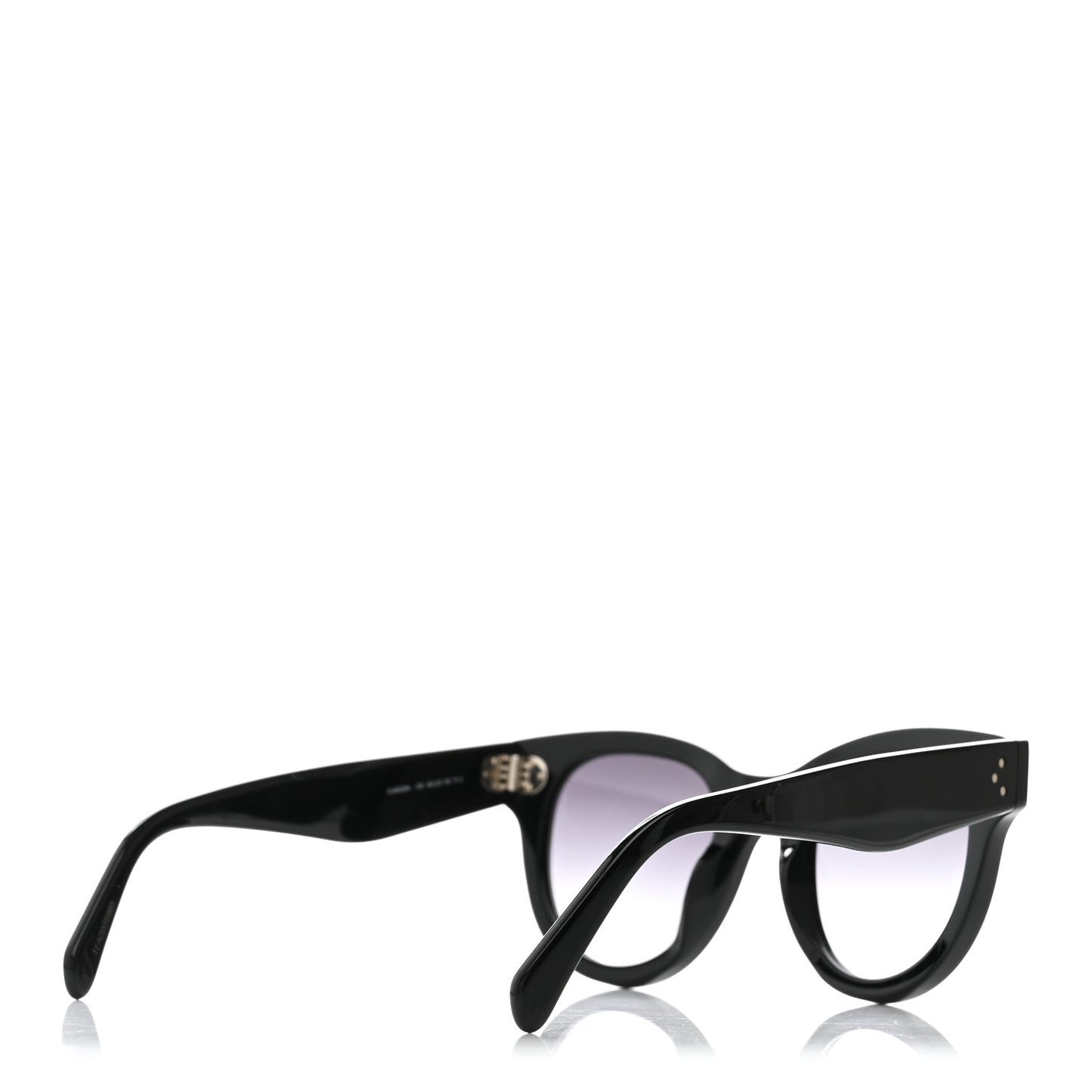 Acetate Round Sunglasses CL4003IN Black