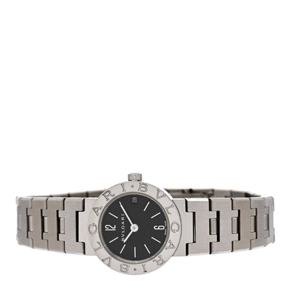 Bulgari Stainless Steel 23mm Quartz Watch Black 2 of 5