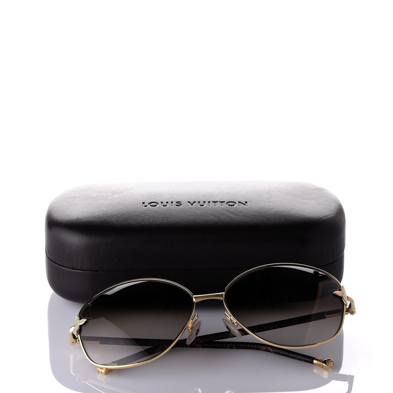 Louis Vuitton Monogram Viola Round Sunglasses Z0464U Brown 8 of 8