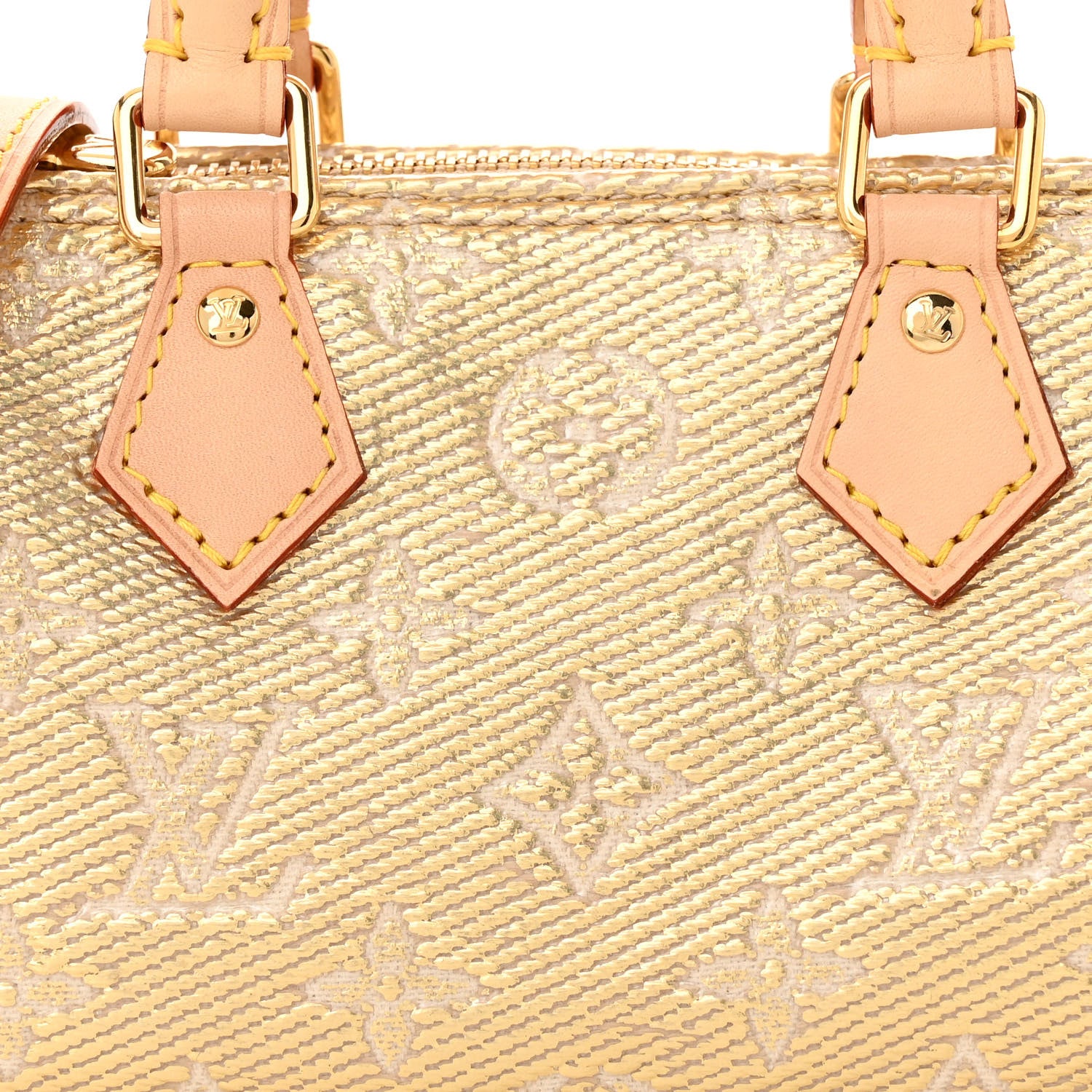 Louis Vuitton Monoglam Nano Speedy Beige 7 of 10