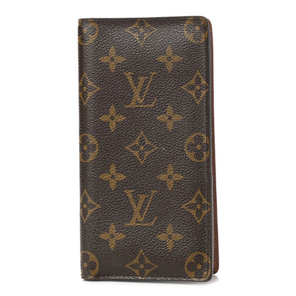 Louis Vuitton Monogram Porte Valeurs Checkbook Wallet 1 of 7