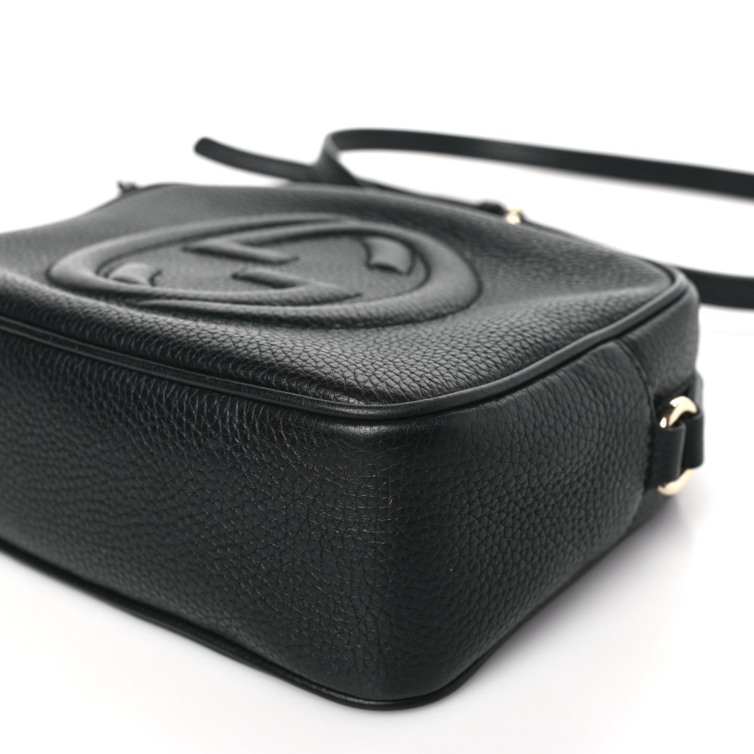 Gucci Pebbled Calfskin Small Soho Disco Bag Black 9 of 10