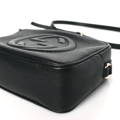 Gucci Pebbled Calfskin Small Soho Disco Bag Black 9 of 10