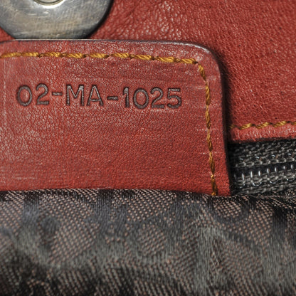 Christian Dior Calfskin Medium Gaucho Double Saddle Bag Red 13 of 28