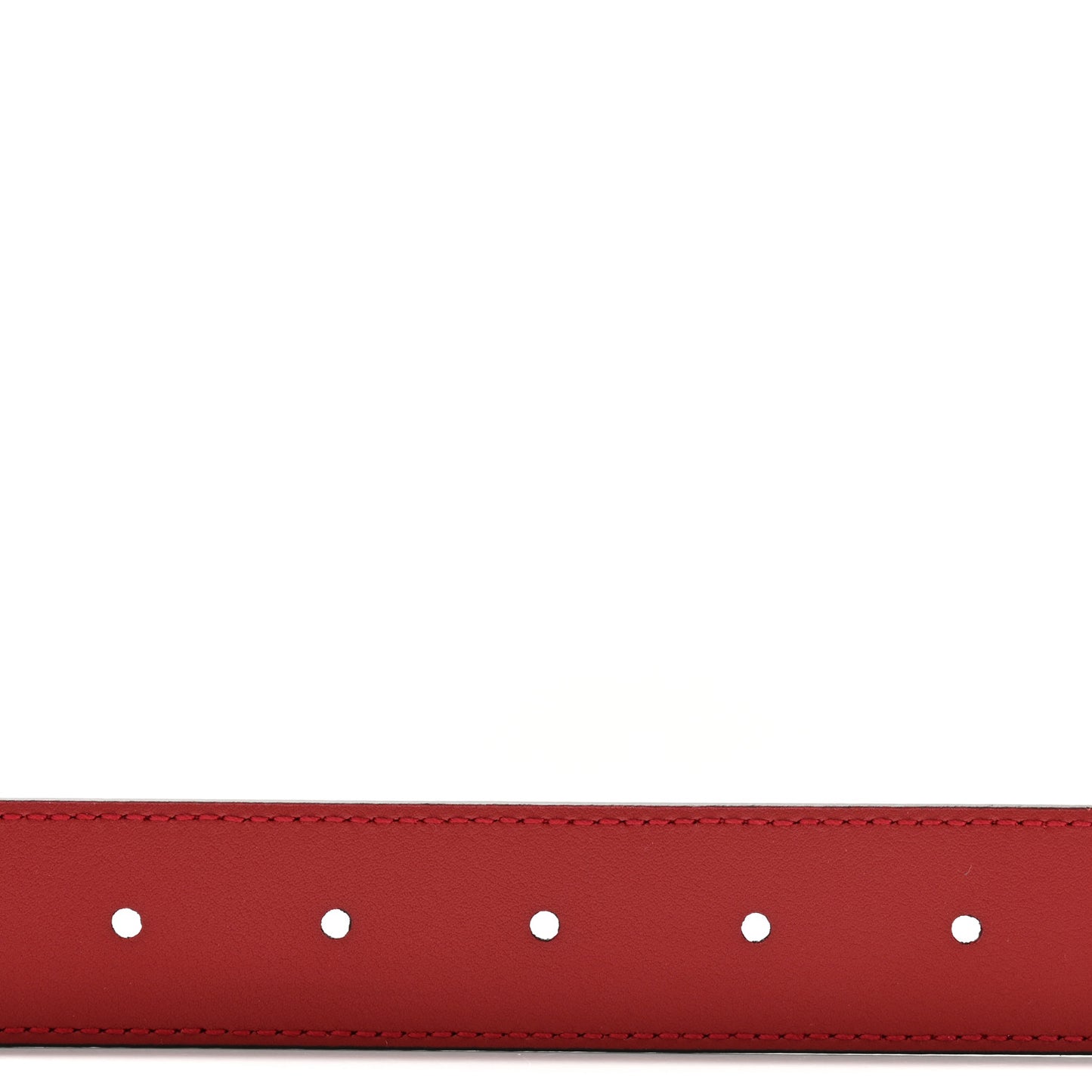 Plutone Calfskin Double G 30mm Belt 75 30 Red
