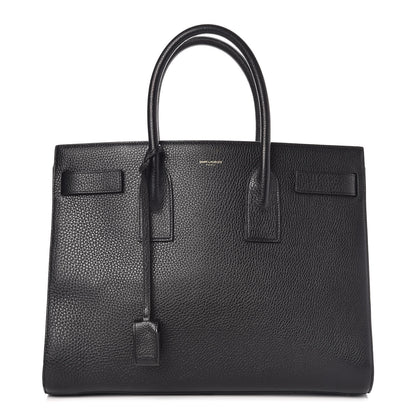 Saint Laurent Grained Calfskin Large Sac De Jour Carryall Black 1 of 11