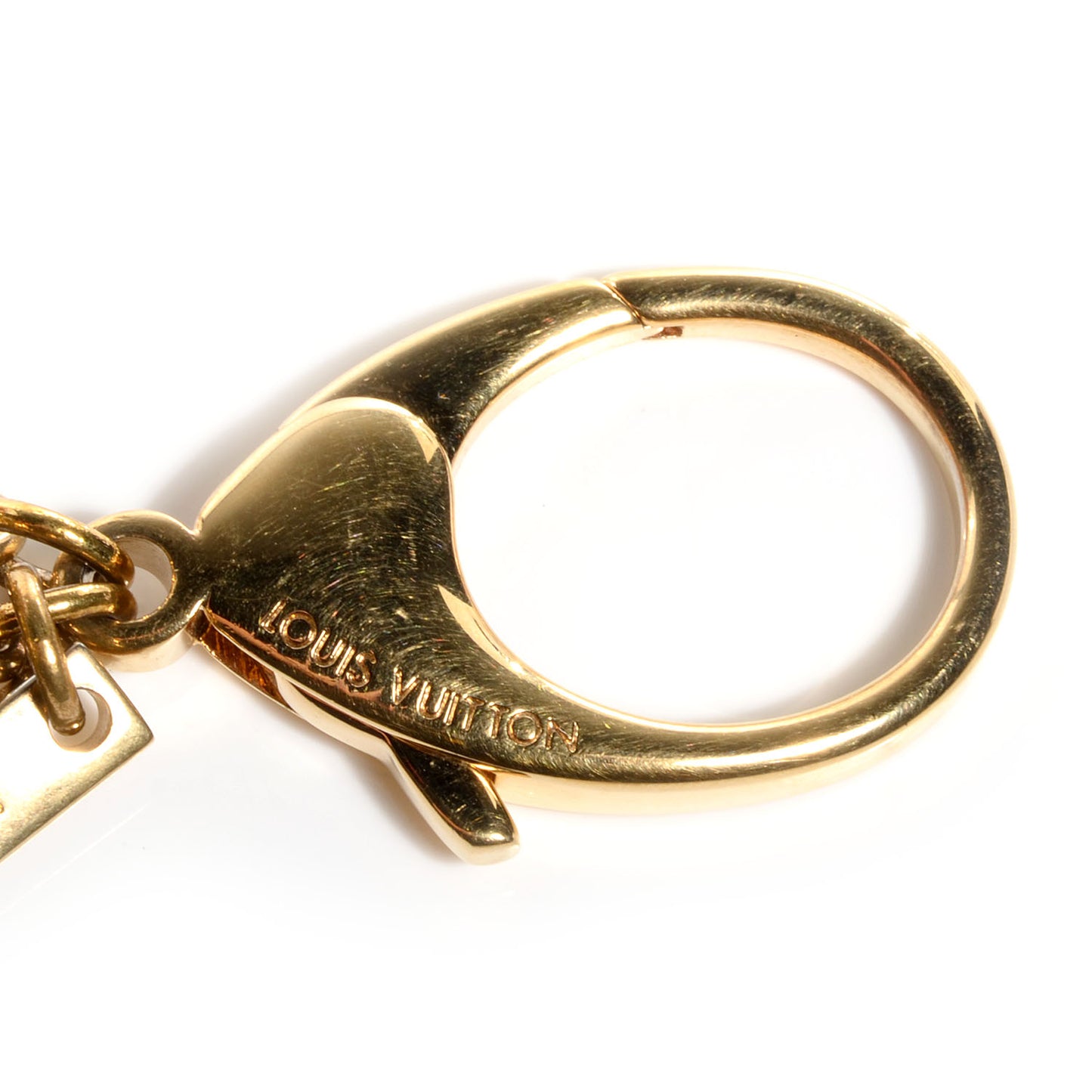 Mini Lin Croisette Bag Charm Pink