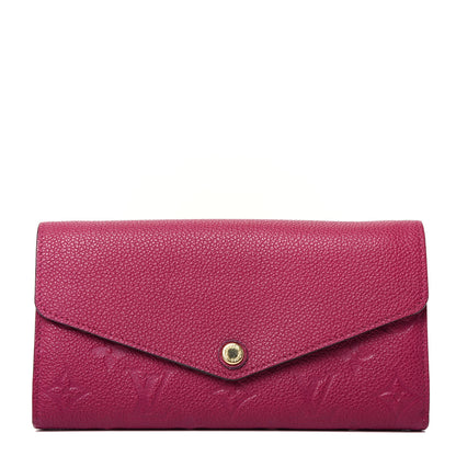 Louis Vuitton Empreinte Sarah Wallet NM Grape 1 of 6