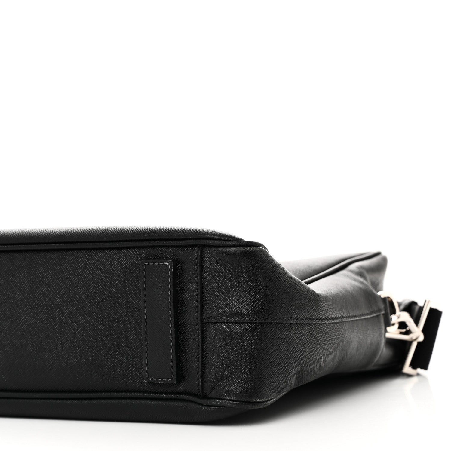 Prada Saffiano Travel Briefcase Black 9 of 9