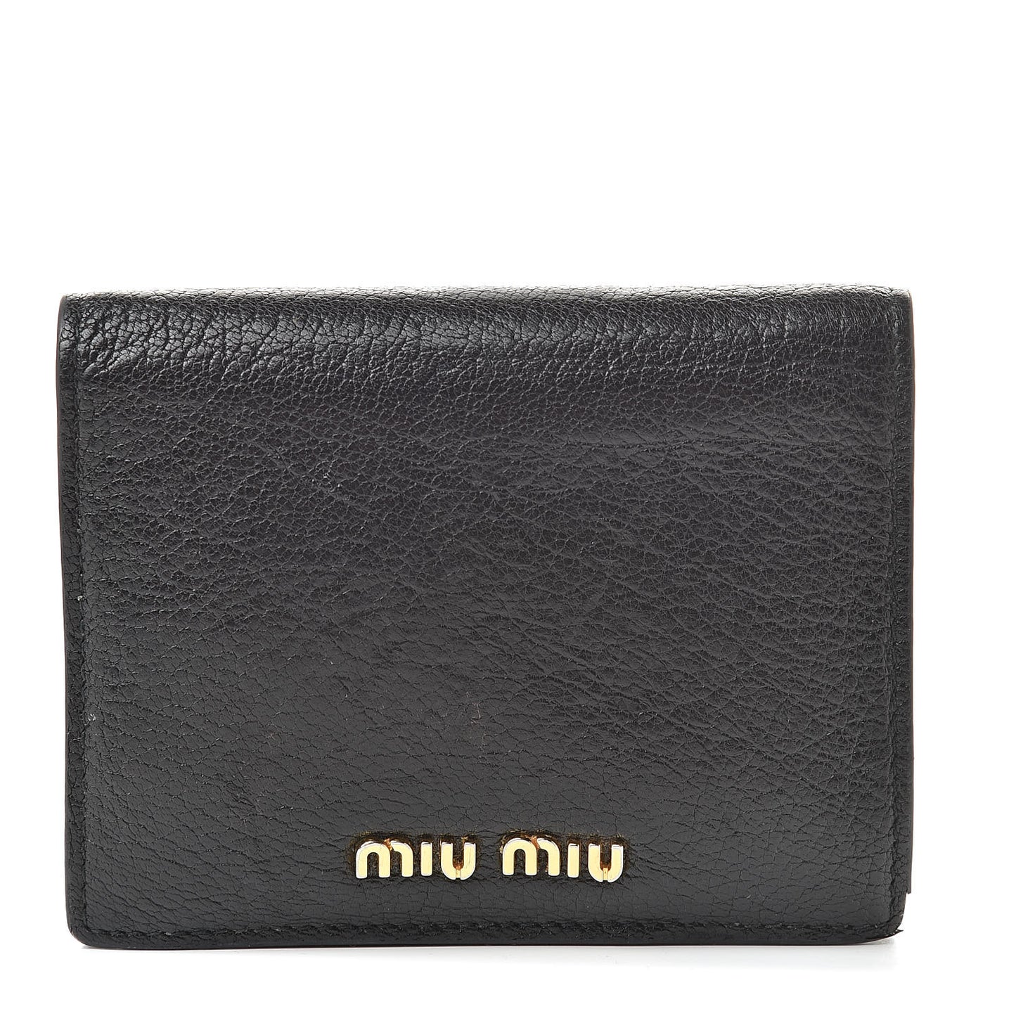 Goatskin Madras Small Wallet Black