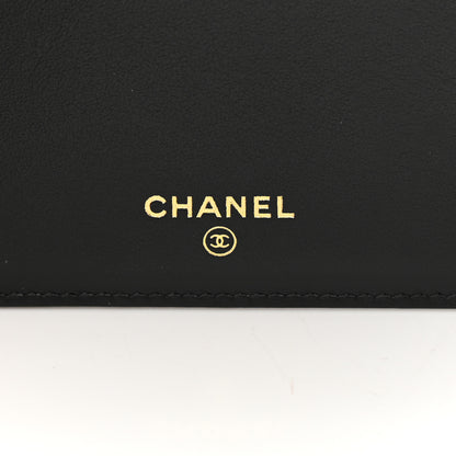 Chanel Calfskin Crocodile Embossed Graffiti 2.55 Cocodile Reissue Strap Pouch Black Gold 7 of 10