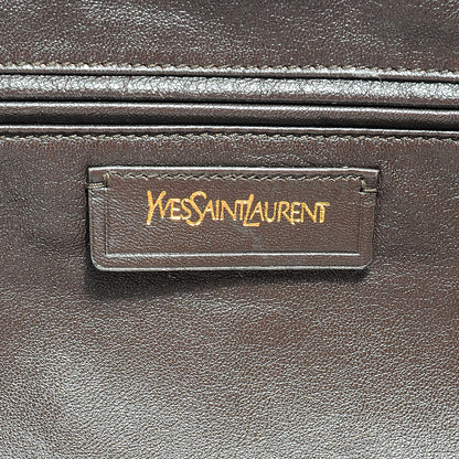 Saint Laurent Leather Sac New Rive Gauche Tote Brown 5 of 8